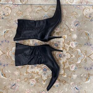 Minelli Sleek Black Heeled Boots